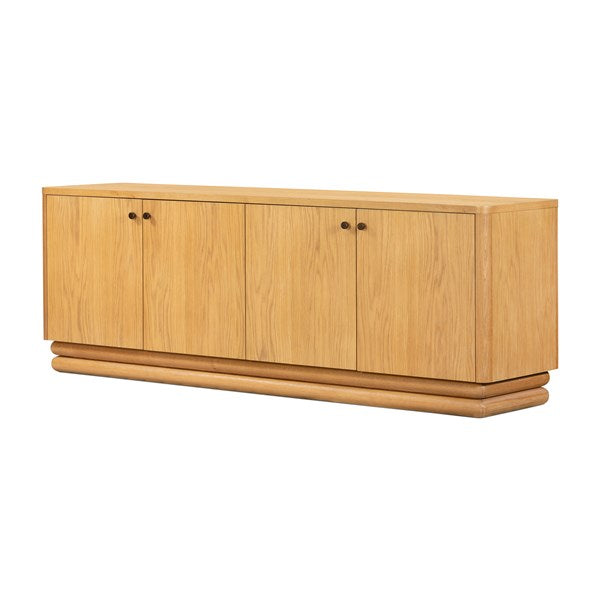Harding Media Console-Light Oak