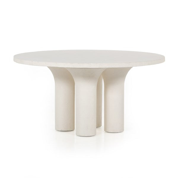 Parra Round Dining Table-Plaster Molded