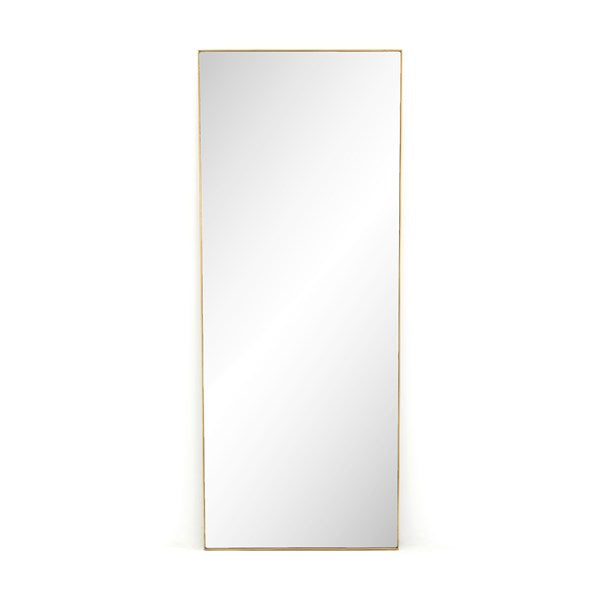 Bellvue Floor Mirror - Polished Brass