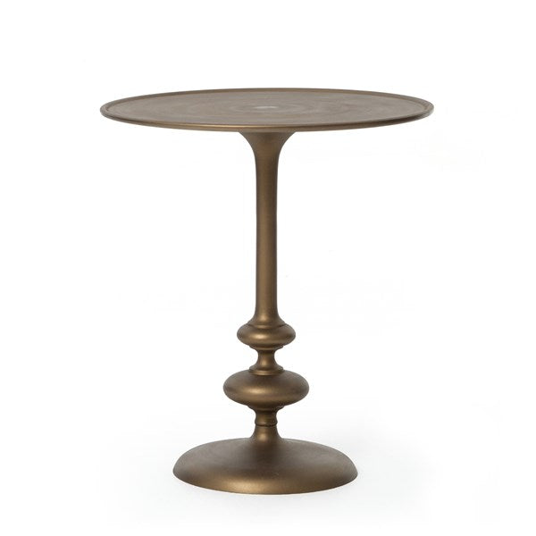 Marlow Matchstick Pedestal Table-Matte B