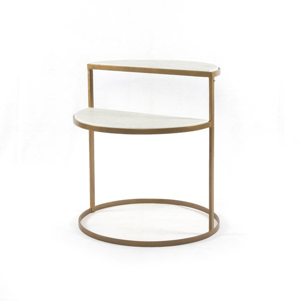 Bonnell Nightstand-Antique Brass