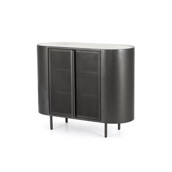 Libby Small Cabinet-Gunmetal