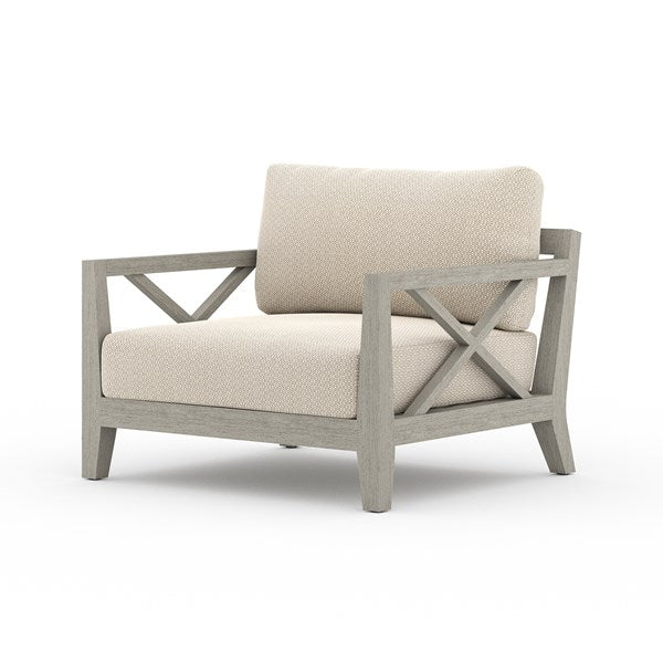 HUNTINGTON OUTDOOR CHAIR, WEATHERED GREY
