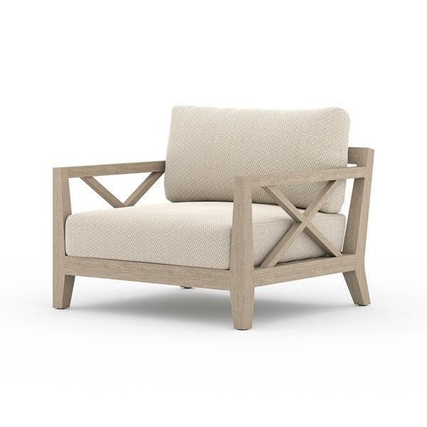 HUNTINGTON OUTDOOR CHAIR, WASHED BROWN