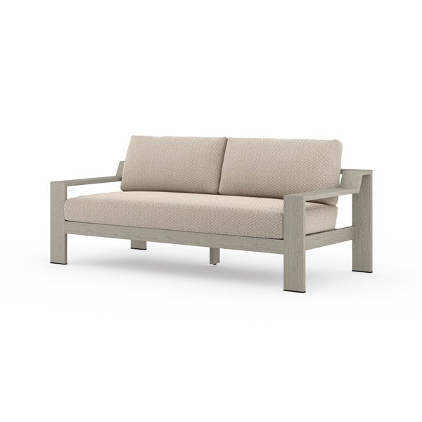 MONTEREY OUTDOOR SOFA, WEATHERED GREY