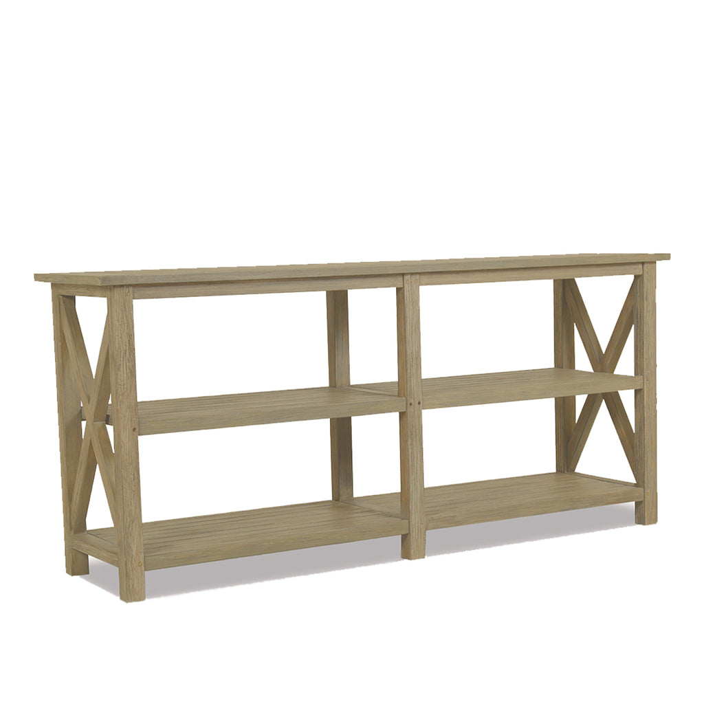 Coastal Teak X Console Table