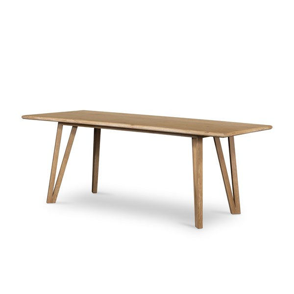 Leah Dining Table-Whitewash On Oak