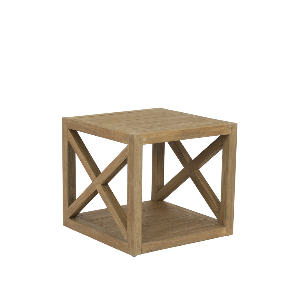 Coastal Teak X End Table