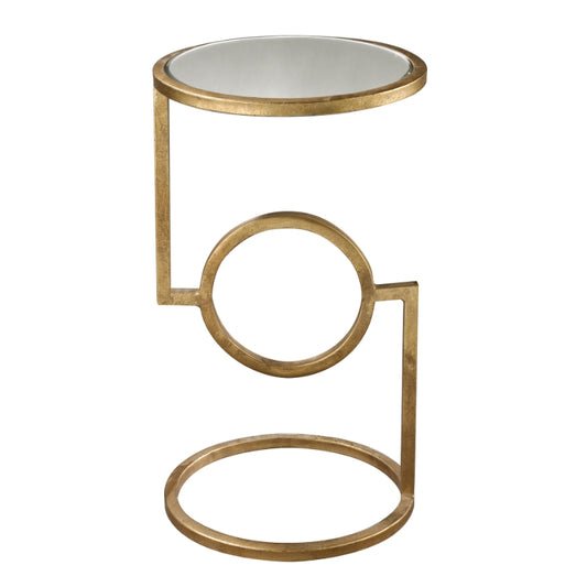 MIRRORED TOP ACCENT TABLE