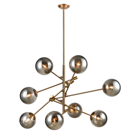 ACCELERATED RETURNS 34'' WIDE 8-LIGHT CHANDELIER