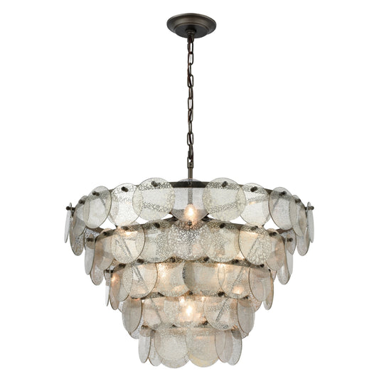 AIRESSE 25'' WIDE 9-LIGHT CHANDELIER