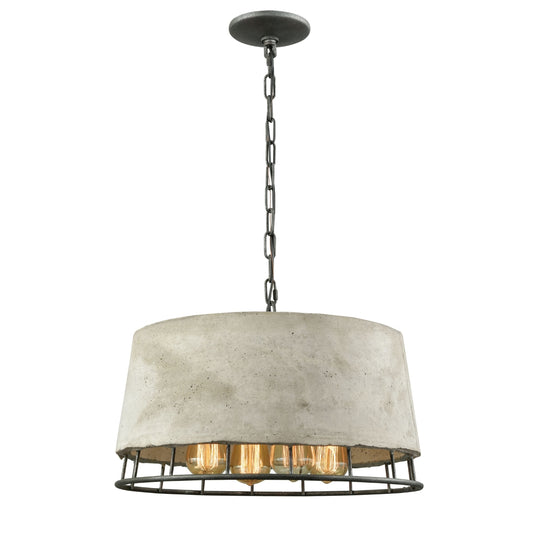 BROCCA 18'' WIDE 4-LIGHT CHANDELIER