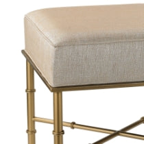 GOLD CANE STOOL