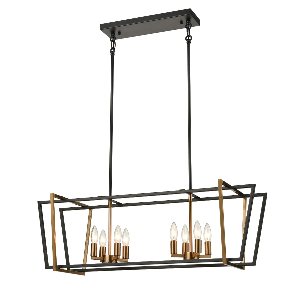 BRIDGETTE 36'' WIDE 8-LIGHT LINEAR CHANDELIER