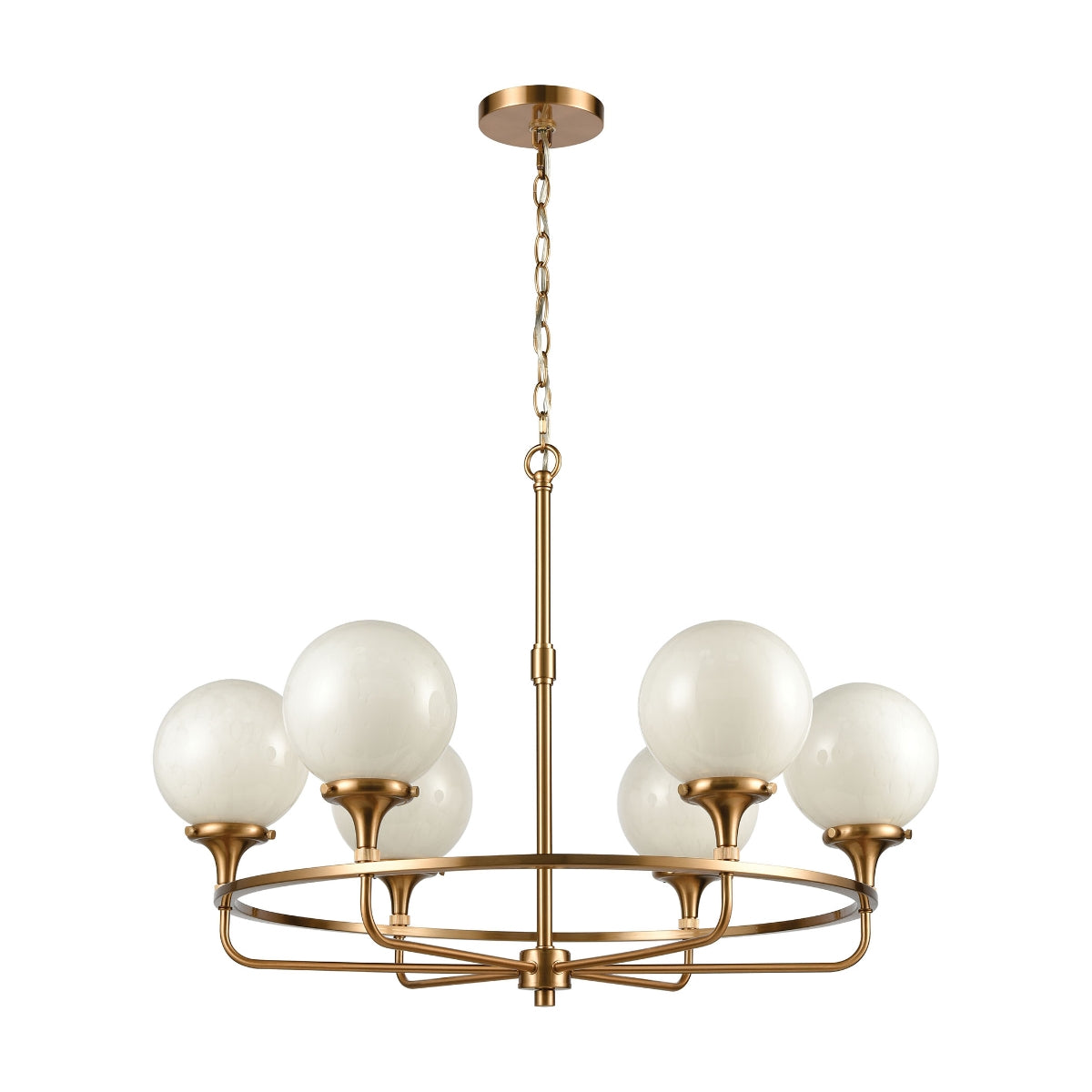 BEVERLY HILLS 30'' WIDE 6-LIGHT CHANDELIER