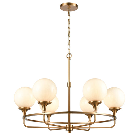 BEVERLY HILLS 30'' WIDE 6-LIGHT CHANDELIER