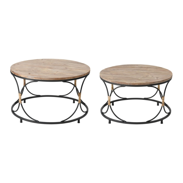 FISHER ISLAND COFFEE TABLE - SET OF 2