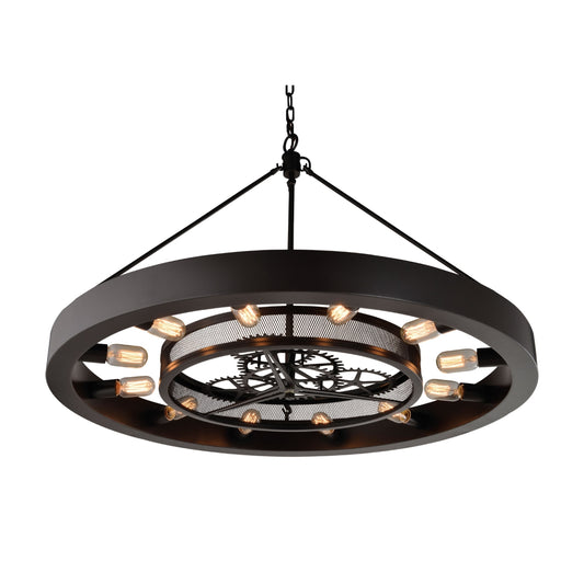 CHRONOLOGY 39'' WIDE 12-LIGHT CHANDELIER