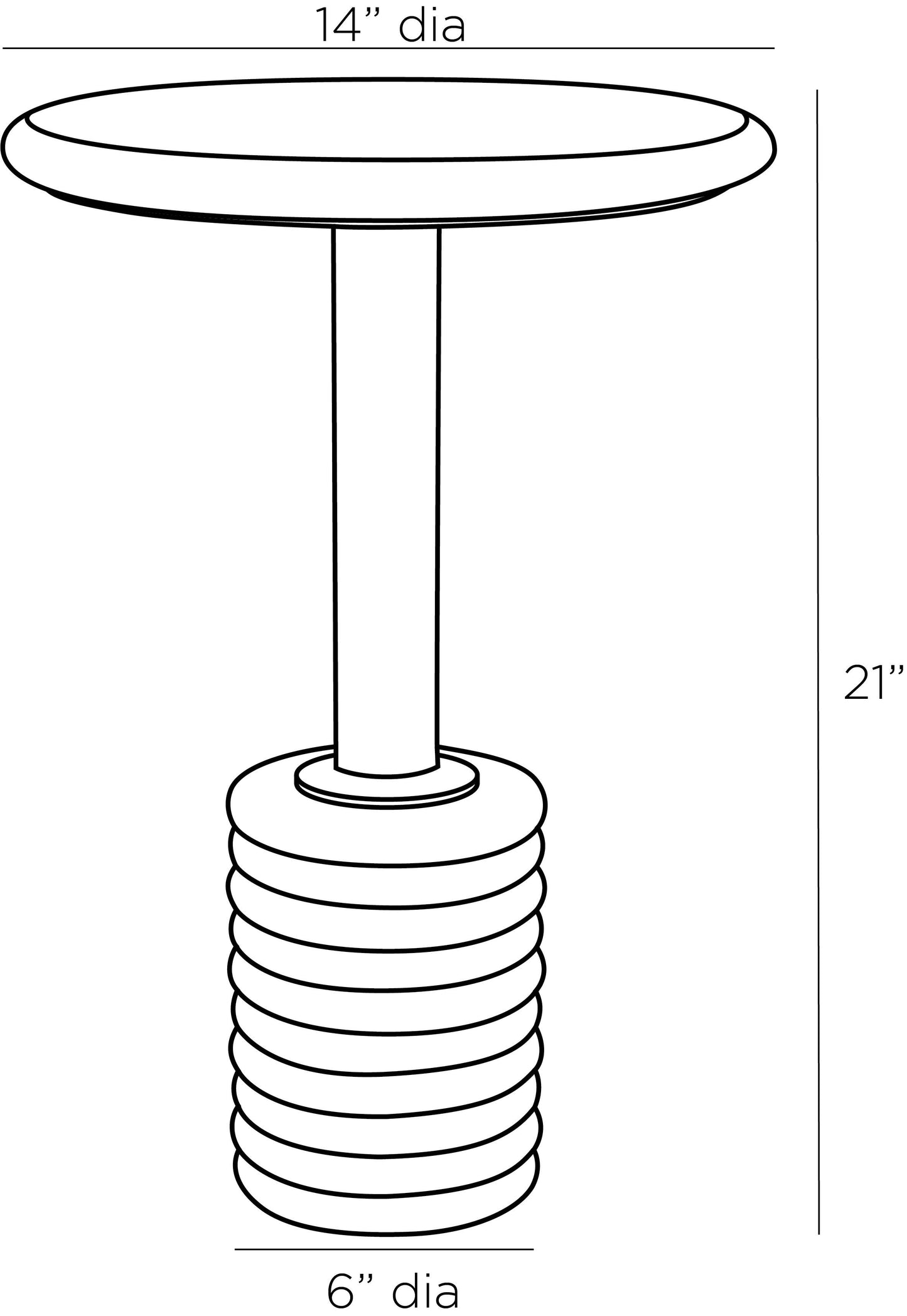 PAOLA ACCENT TABLE