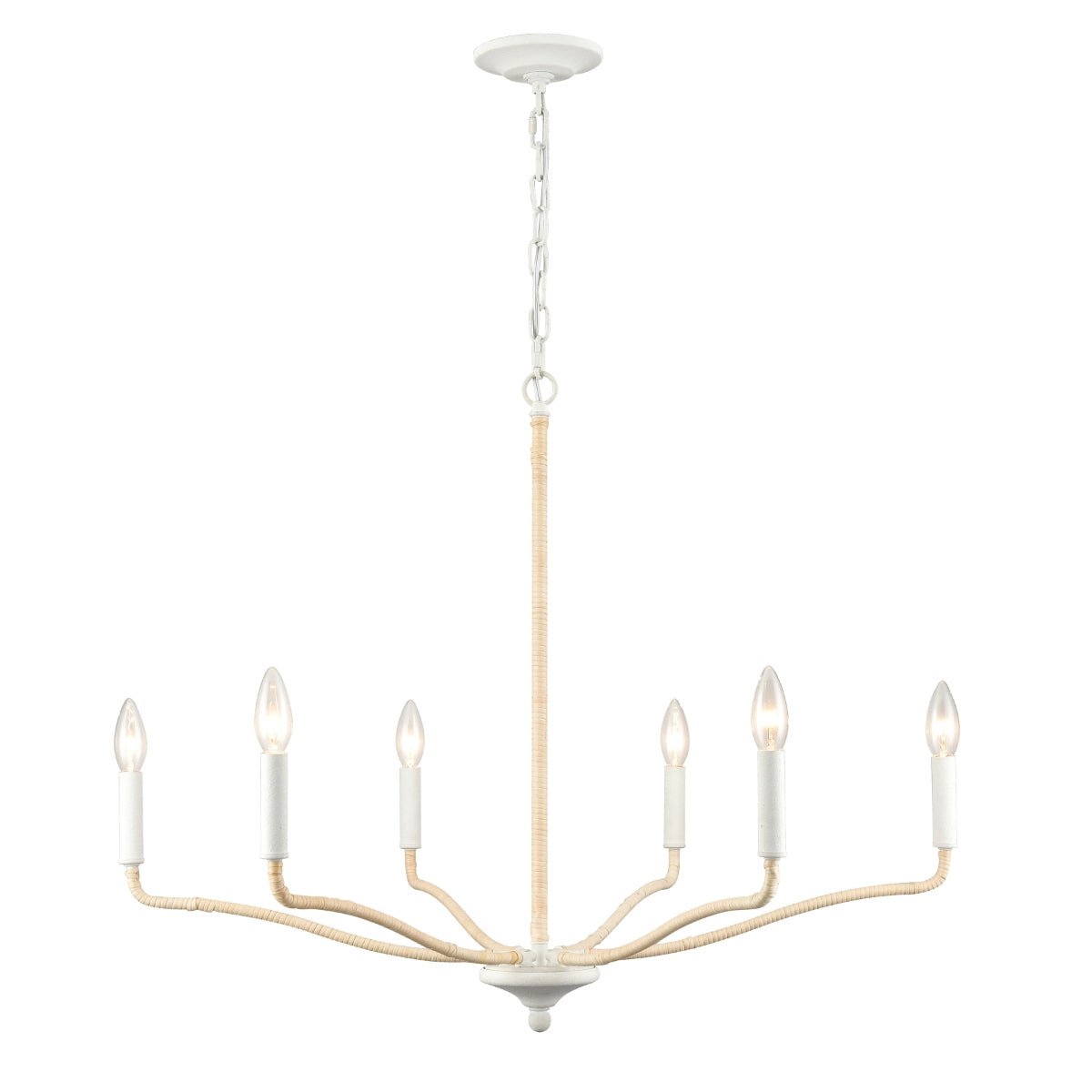 BREEZEWAY 31'' HIGH 6-LIGHT CHANDELIER