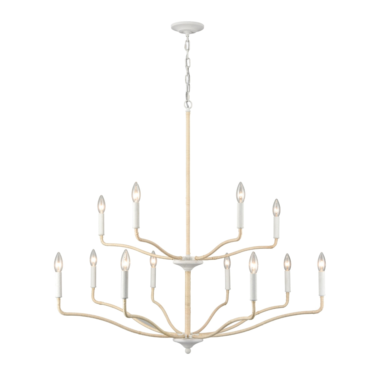 BREEZEWAY 40'' WIDE 12-LIGHT CHANDELIER