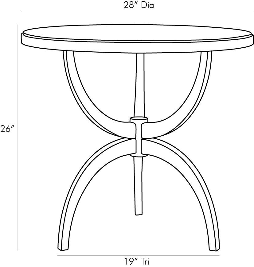 DOREY END TABLE