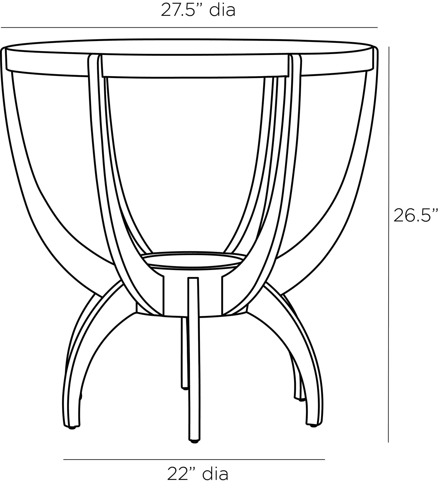 NIA END TABLE