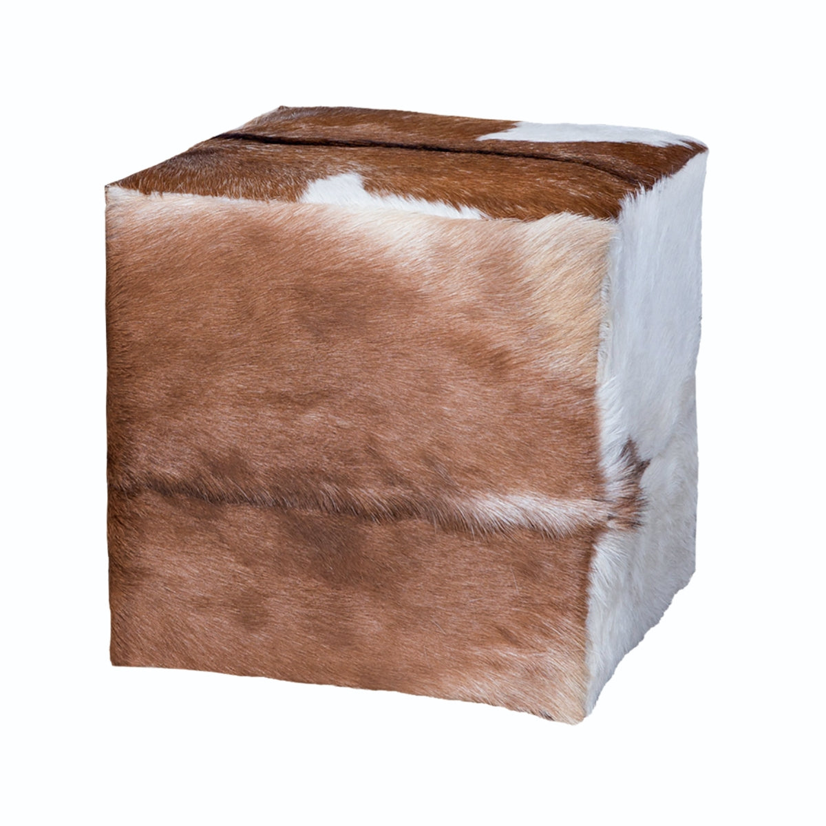 GOAT HIDE OTTOMAN