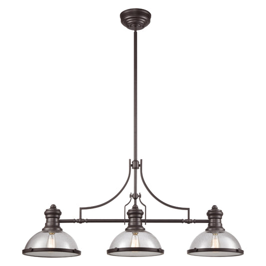 CHADWICK 47'' WIDE 3-LIGHT LINEAR CHANDELIER