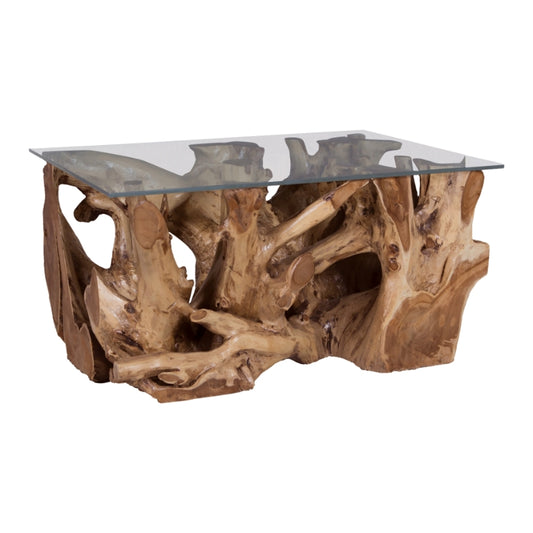 TEAK ROOT COFFEE TABLE