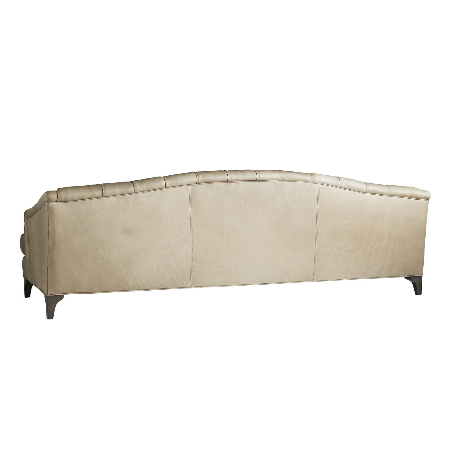 KLEIN SOFA MUSHROOM LEATHER GREY ASH