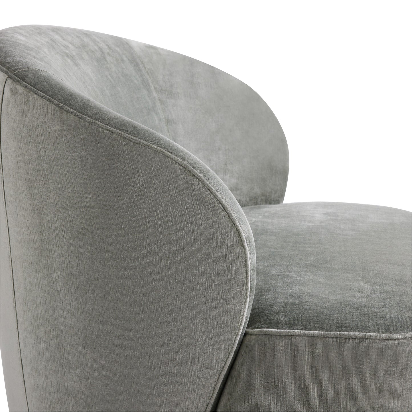 KAITLYN SWIVEL CHAIR MIST VELVET SWIVEL