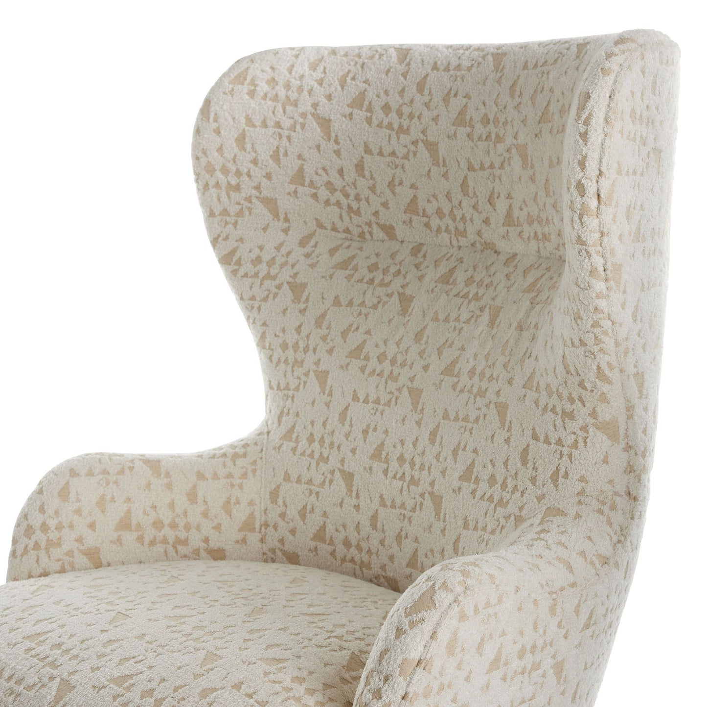 KIRBY ACCENT CHAIR FACET CREAM CHENILLE