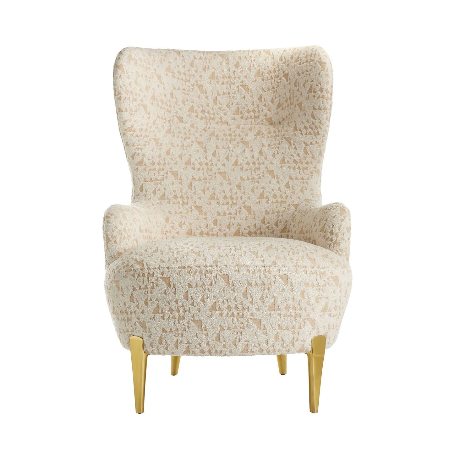 KIRBY ACCENT CHAIR FACET CREAM CHENILLE