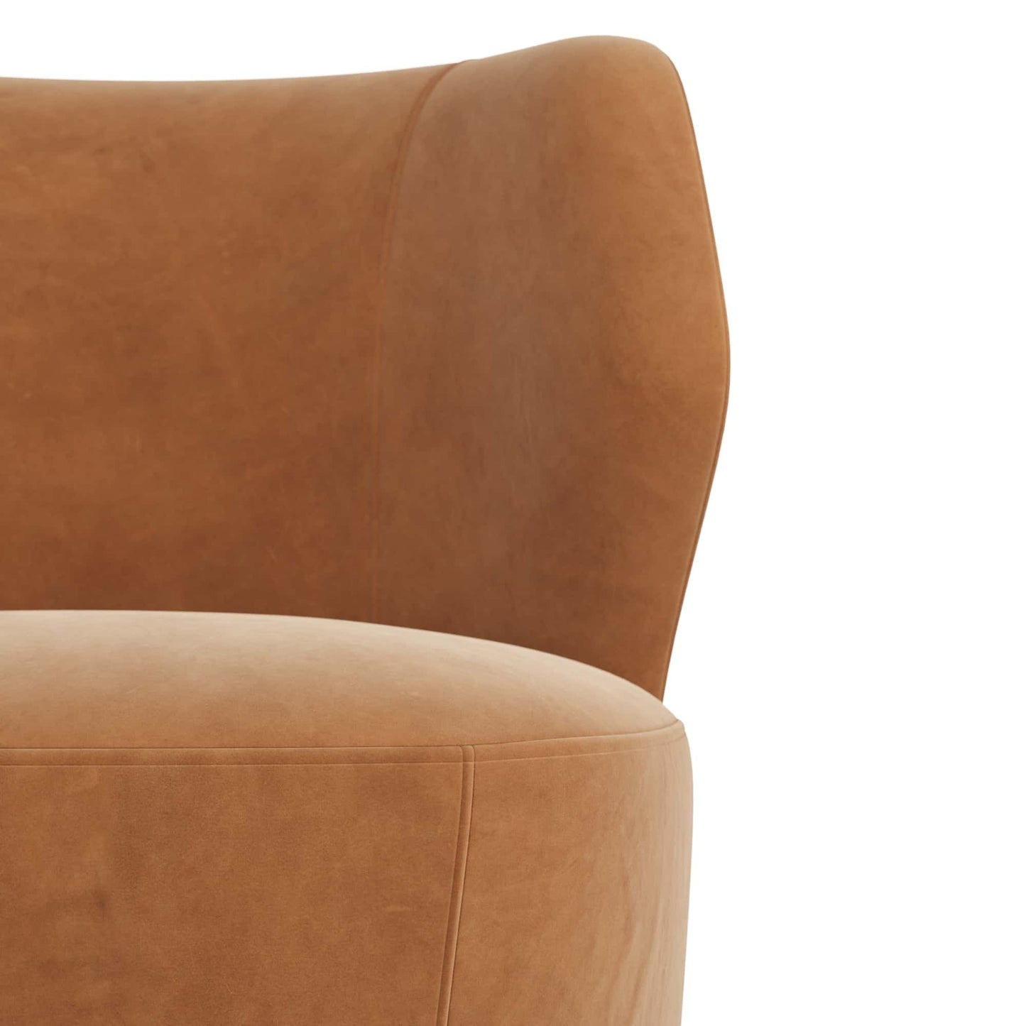 POPPY CHAIR CIDER VELVET CHAMPAGNE SWIVEL