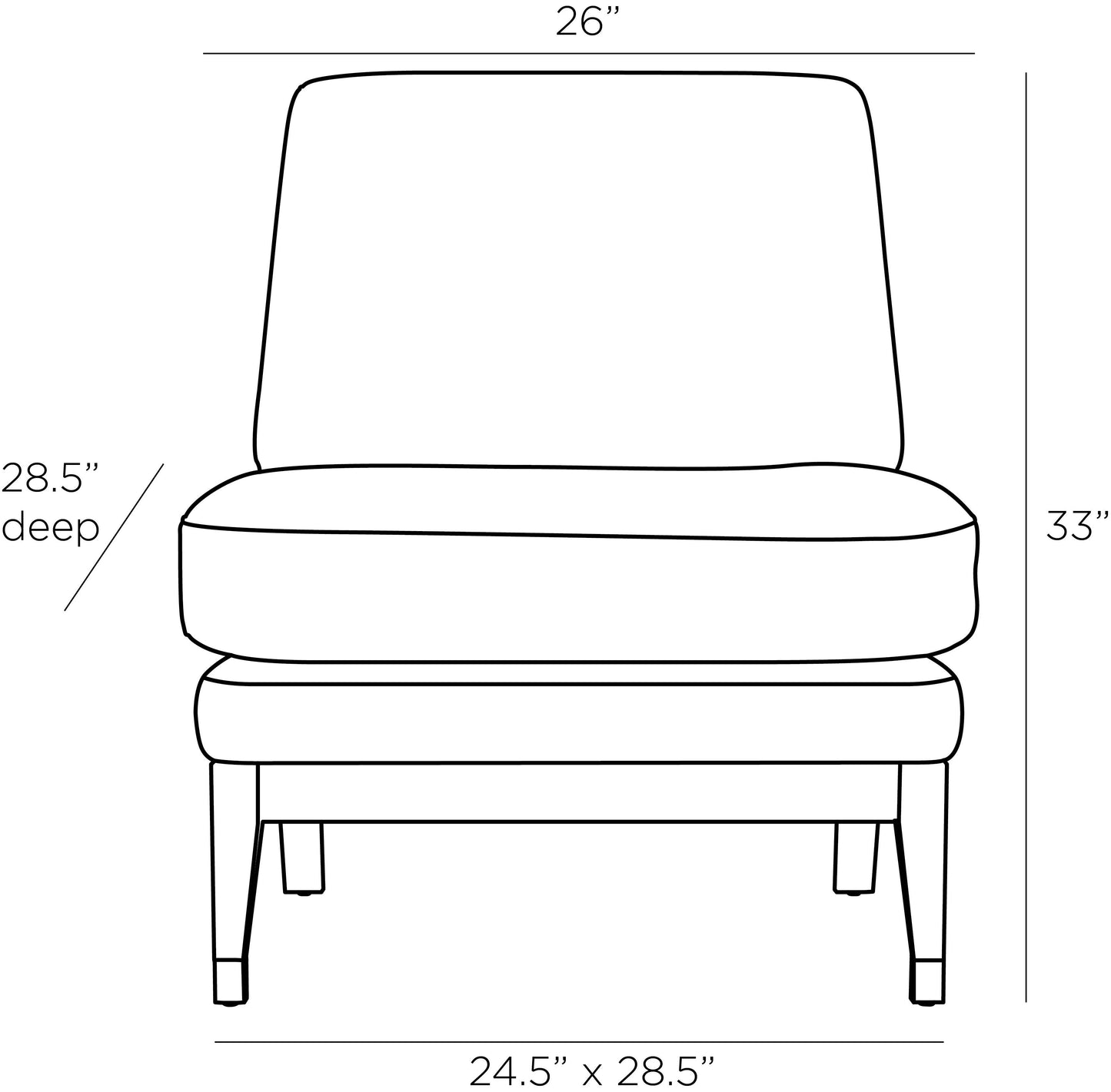 SAWYER CHAIR CIDER VELVET DARK WALNUT