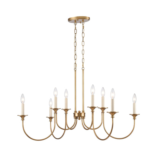 CECIL 34'' WIDE 8-LIGHT LINEAR CHANDELIER