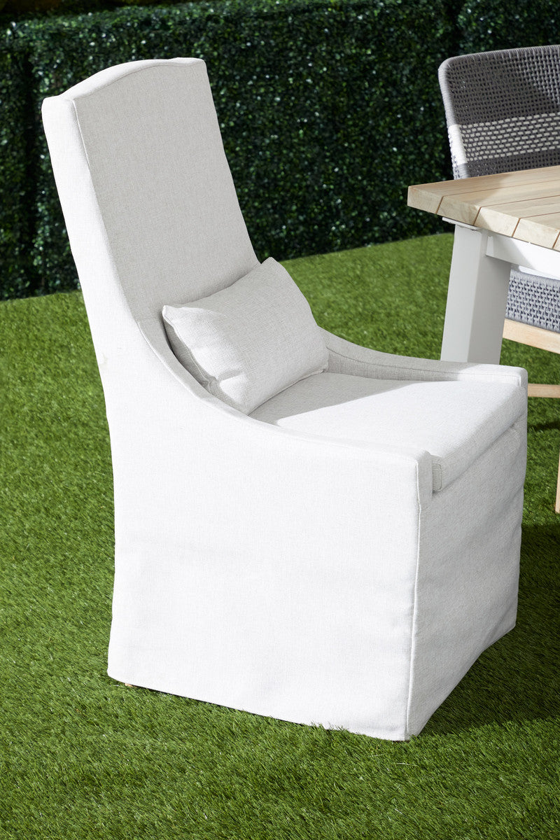 ADELE OUTDOOR SLIPCOVER DINING CHAIR