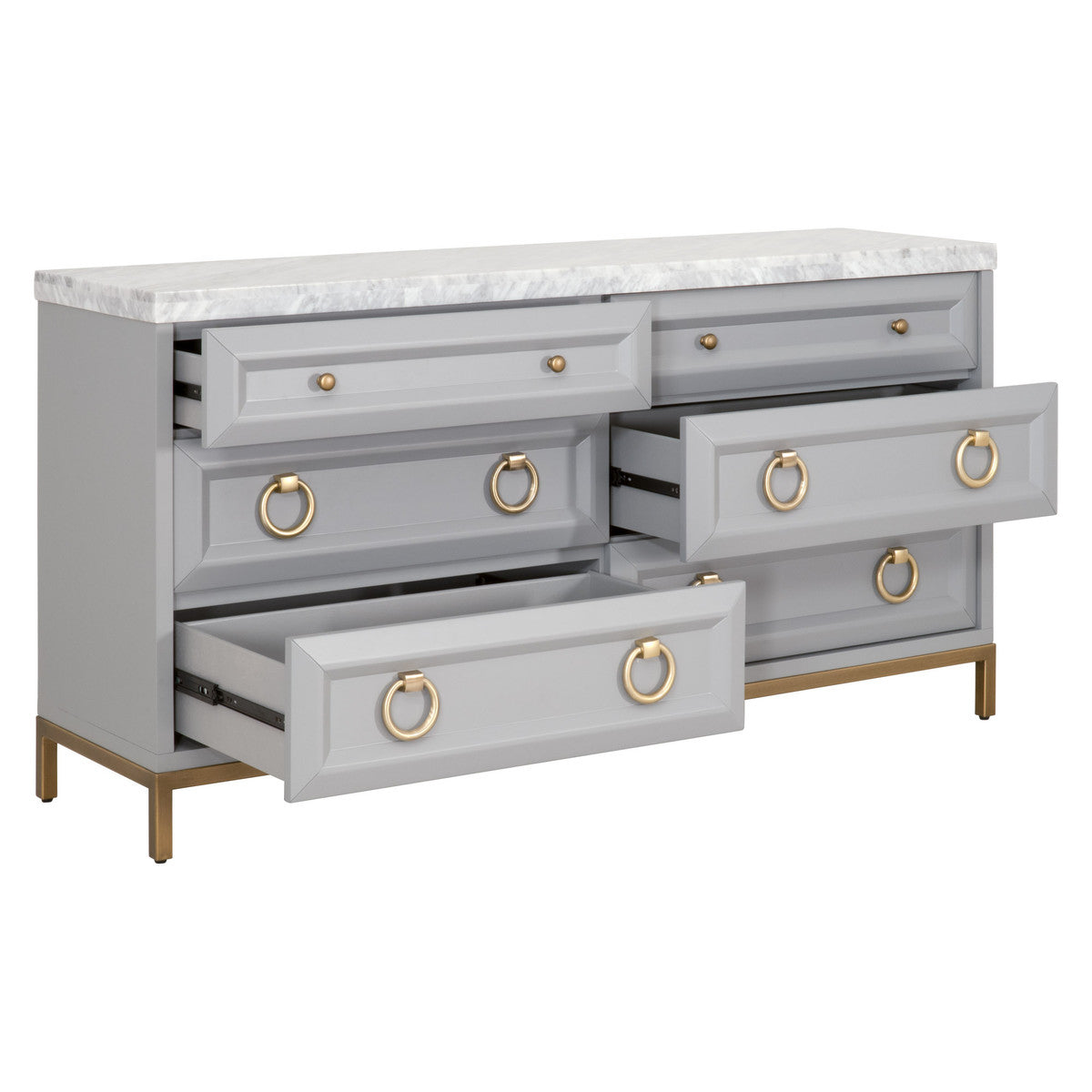 AZURE CARRERA 6-DRAWER DOUBLE DRESSER