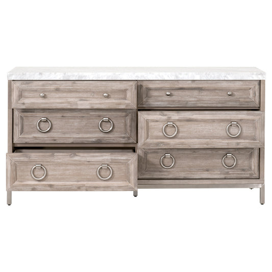 AZURE CARRERA 6-DRAWER DOUBLE DRESSER