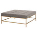 BRULE UPHOLSTERED COFFEE TABLE