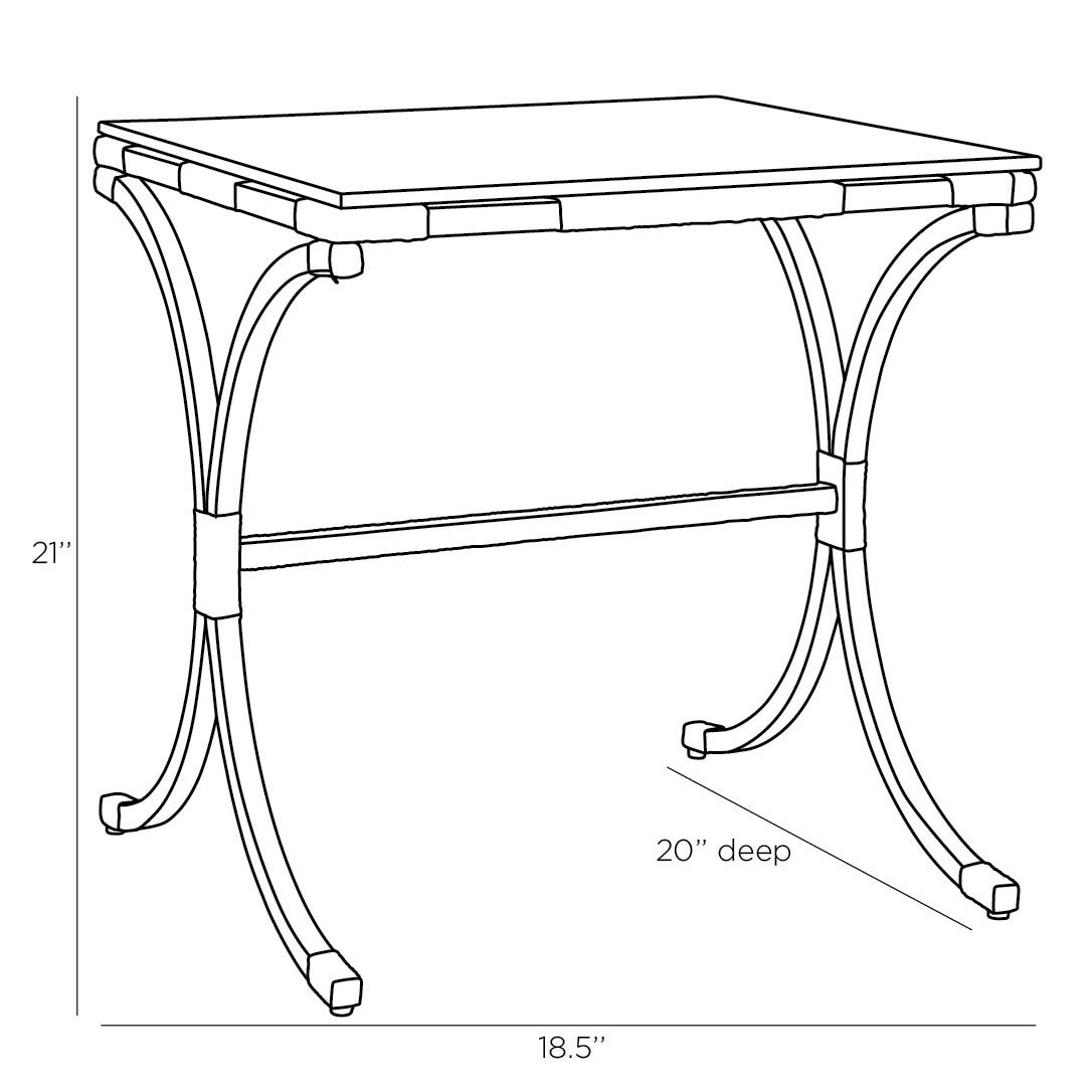 TEMPLETON END TABLE