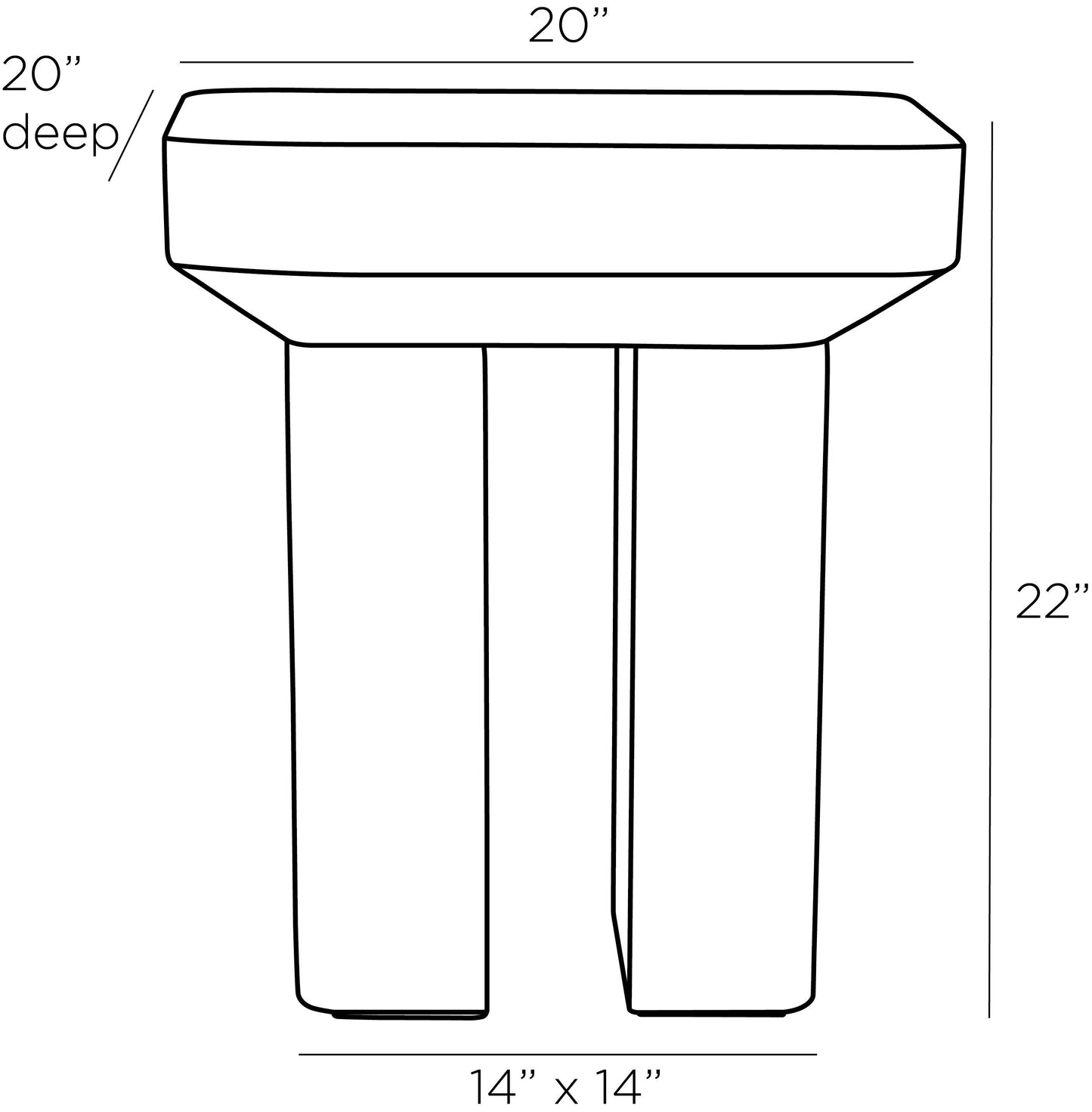 SPIAZZO END TABLE