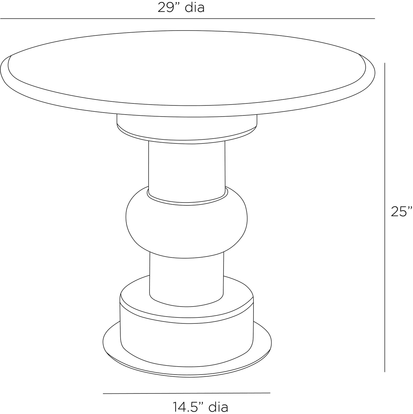 DEVITO END TABLE