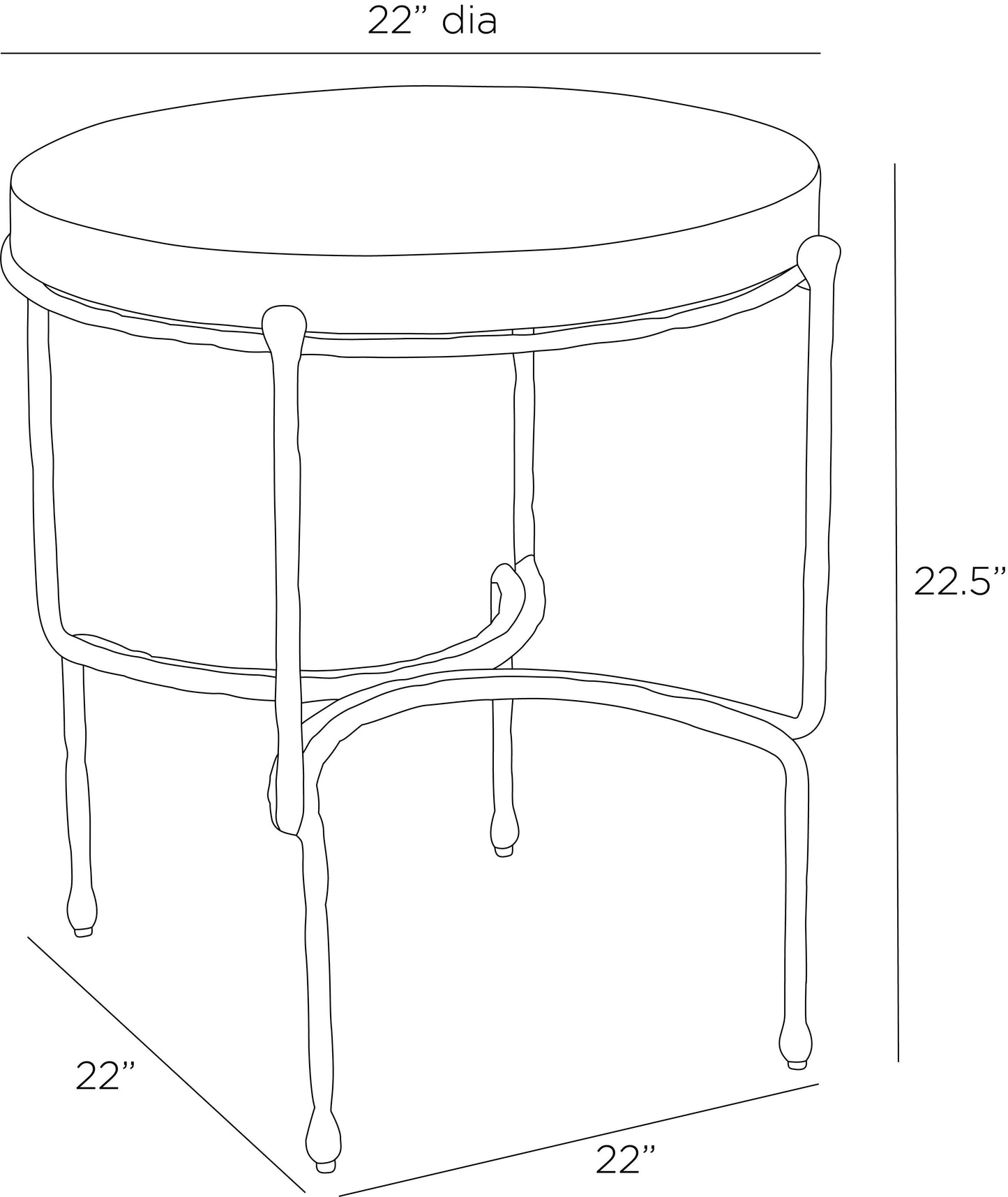 CEDRICK END TABLE