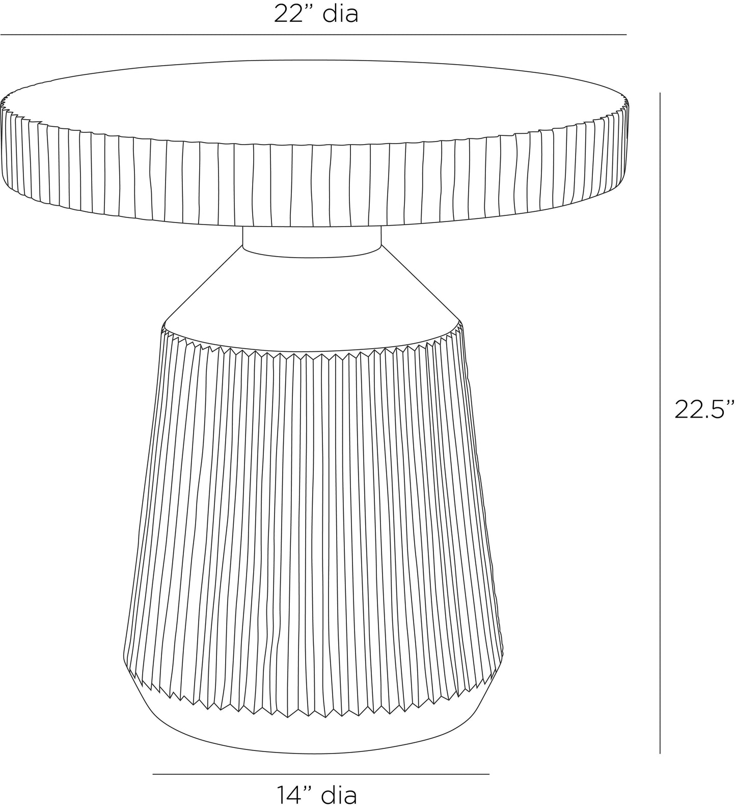 BOYDEN OUTDOOR END TABLE