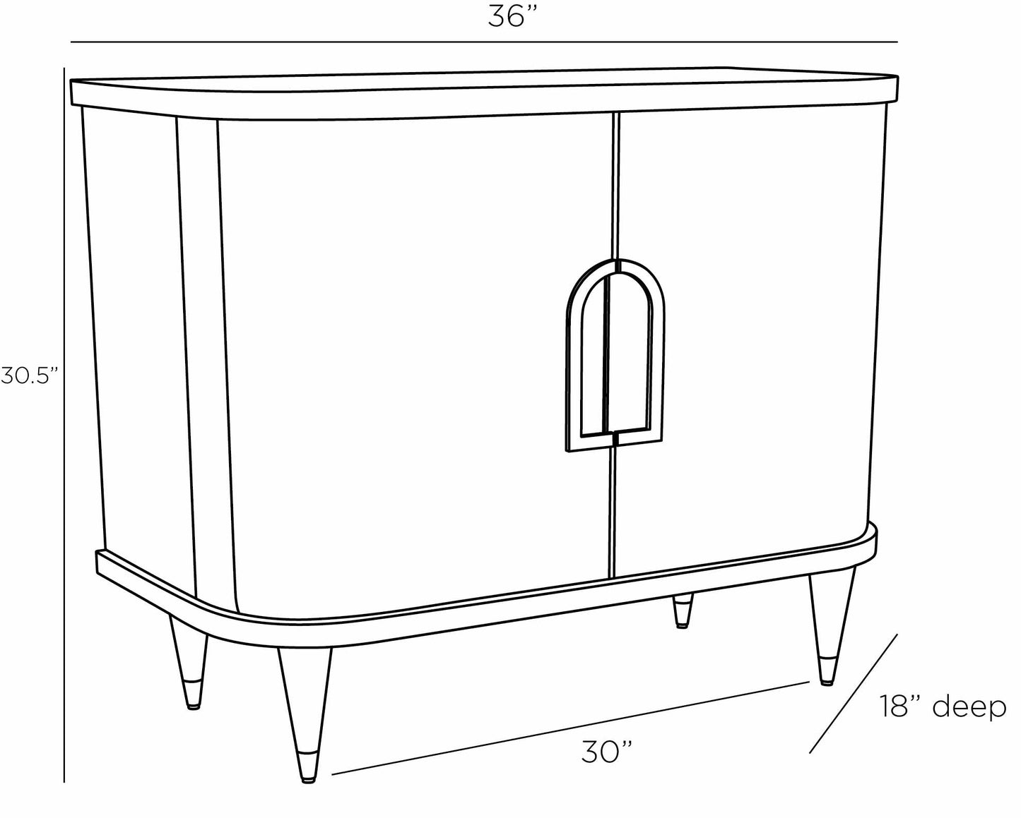 ALGIERS SIDE CABINET