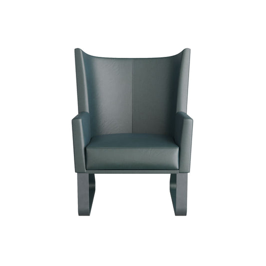 BLEU WINGBACK CHAIR