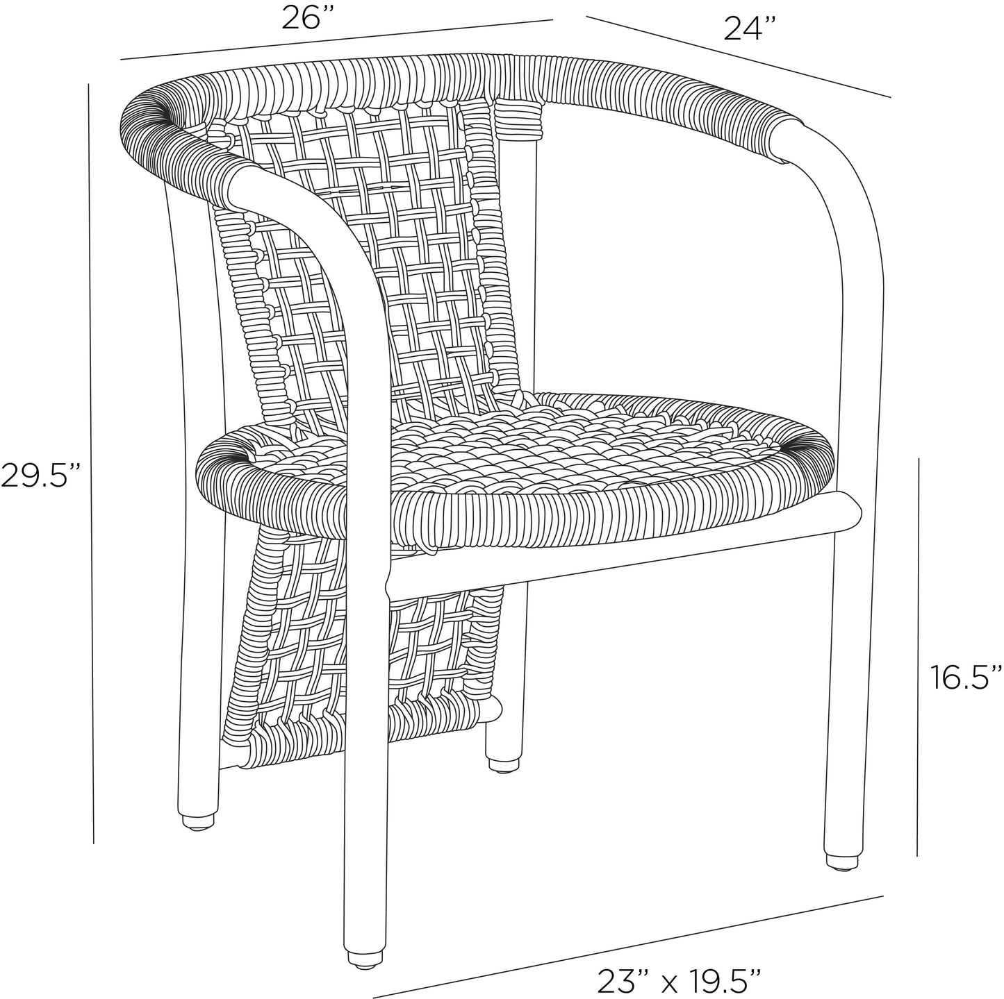 CHAPMAN OUTDOOR DINING CHAIR