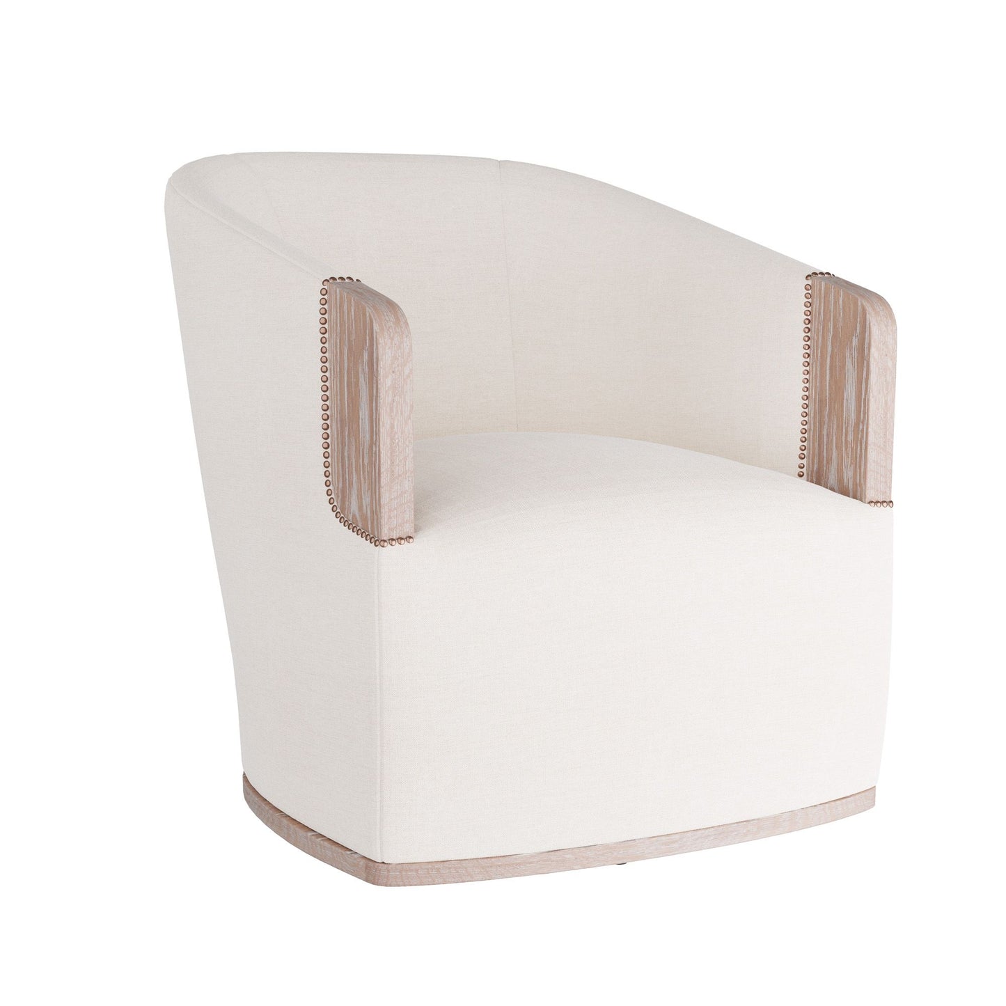 REVEAL SWIVEL LOUNGE CHAIR BONE LINEN